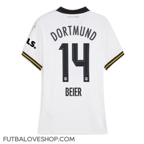 Dres Borussia Dortmund Maximilian Beier #14 Tretina pre Ženy 2024-25 Krátky Rukáv